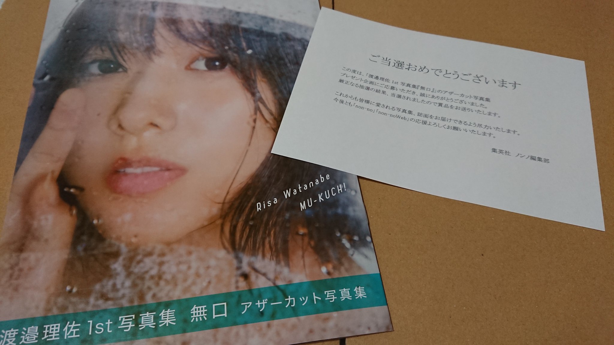 欅坂46(けやき坂46) - 理佐様推し必読の一冊　渡邉理佐　アザーカット　当選通知付　袋に入れて大切に保管中 欅坂46(けやき坂46) - 理佐様推し必読の一冊 渡邉理佐 アザー