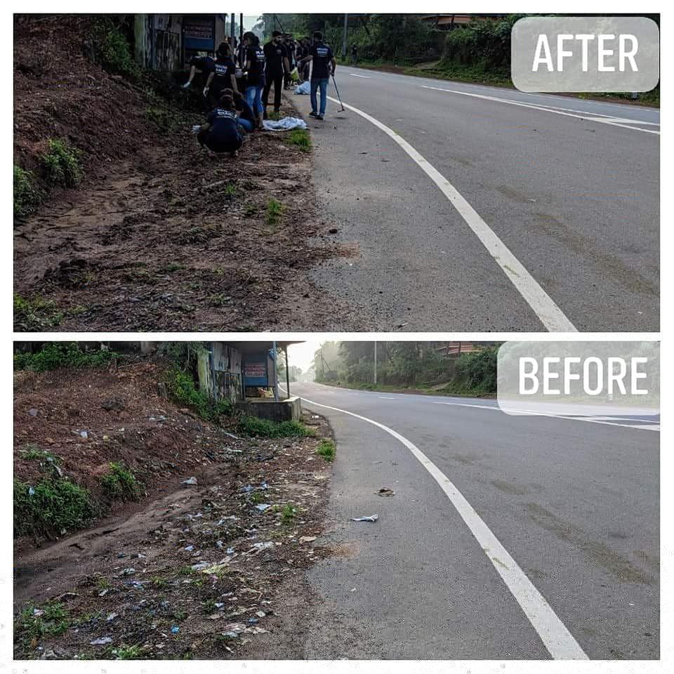 BrigadeSwachh's tweet photo. Today we cleaned areas around Pulkeri-bypass junction and Kariyakal Cremation center.
#CleanRevolution
#SwachhKarkalaBrigade
#SwachhBharat
#Week18
#MyCleanIndia https://t.co/dxzc1pwnJN
