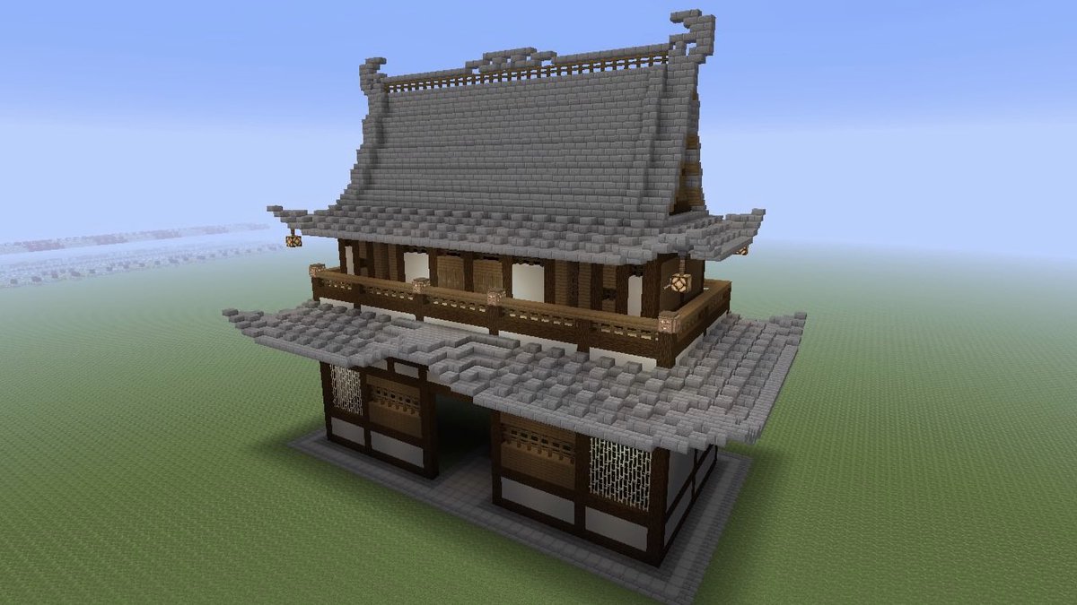 Polichilen 暇つぶしマイクラ建築 Minecraft 和風建築