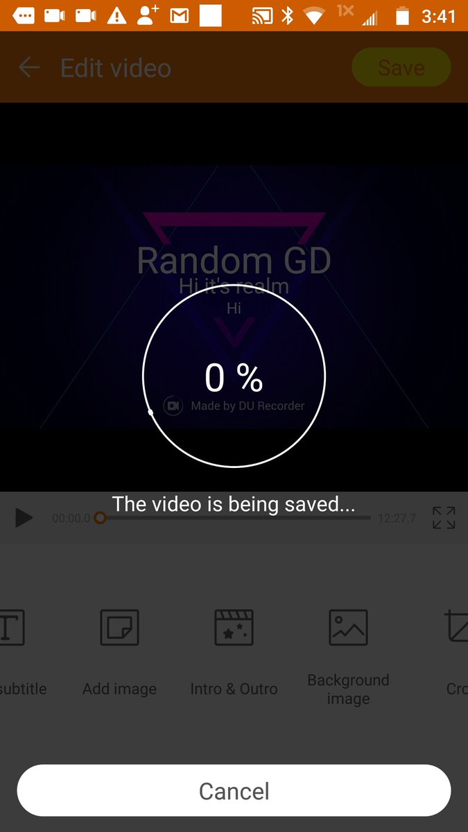 R3almThe's tweet photo. Why is it going to take so long to save an intro and outro. https://t.co/LJe5gk4Klu