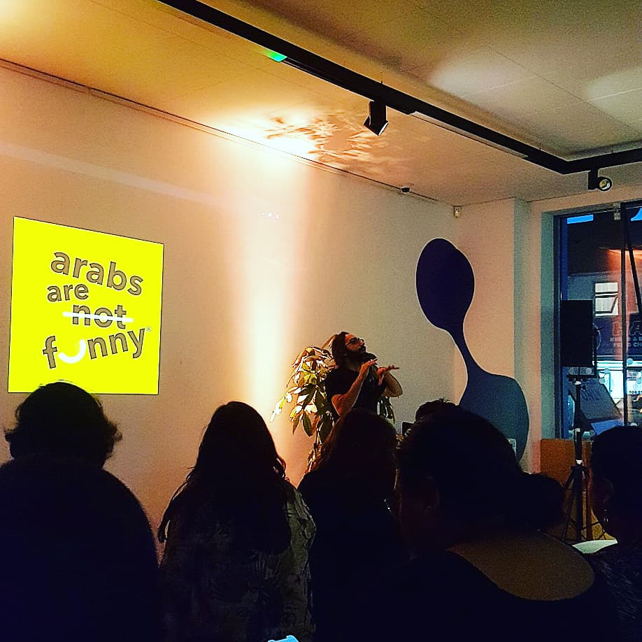 RunghMehraj's tweet photo. Had a blast at @ArtsCanteen #ArabsArntfunny lastnight #onehoestreet . 
Felt so good to see a creative conversation as #WFMela19 #Creativeproducer with @samjones materialise. 
@wfculture19 @lbwalthamforest https://t.co/hmJBfGBapR