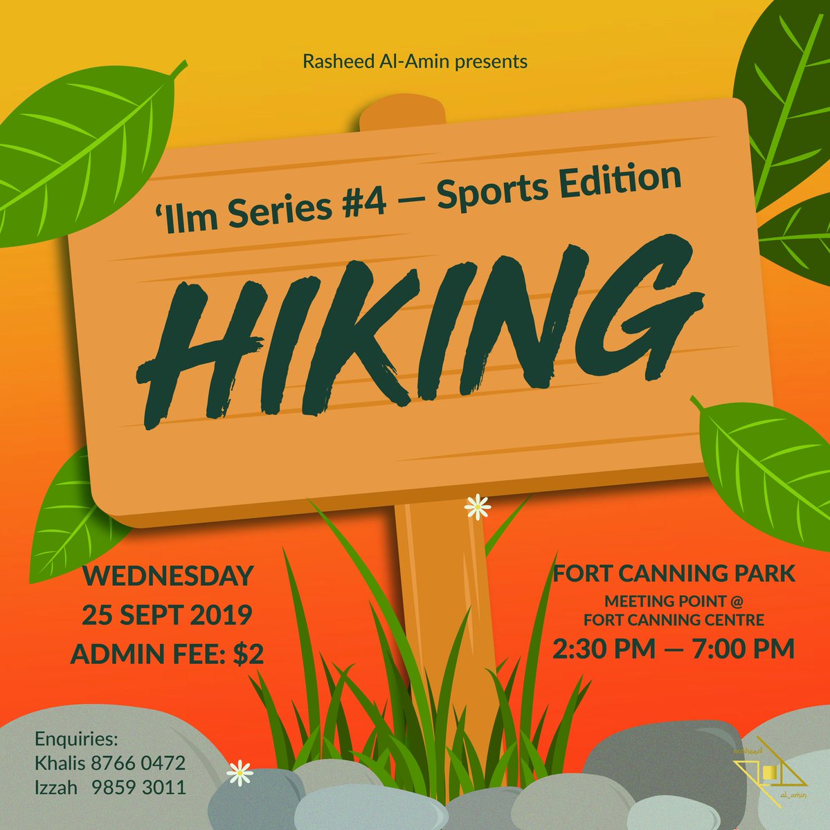 We're here with our first 'Ilm Series #4 - SportsEdition!! 

It's a fun &amp; active way for you to practice &amp; learn more about Islam &amp; the Sunnah. You'll gain knowledge, get active &amp; make new friends 🤝❤

Sign up now @ bit.ly/RAilmseries4 &amp; we'll see you there, insya Allah! 🤗