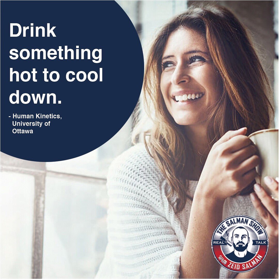 TheSalmanShowtv's tweet photo. When you drink hot liquids, your body temperature rises forcing perspiration making you feel cooler.
•
#healthhacks #lifehacks #health #facts #coolfacts #twitch #twitchstreamer #thesalmanshow #like #follow #drink #uae #abudhabi #photooftheday #vibes https://t.co/1Wgm1DCdq1
