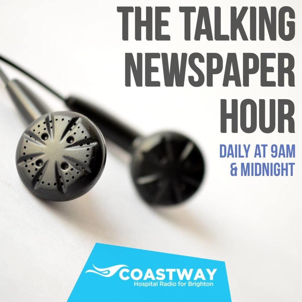 Right now on Coastway - a digest of brightonargus with The Talking Newspaper Hour tun.in/seZ1 #Brighton