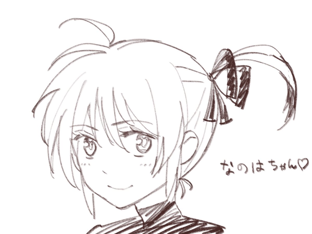 アタリも無くざっくり描いた棒人間からでも、顔は描けますよ。
つまり、棒人間が描けるとアタリ要らず!?
絵にした時に修正するってことは、まだ顔のパーツの位置をちゃんと把握できてない証拠にもなります。
私もまだまだ…
棒人間で練習するのもなかなか良いかもしれませんね(‾∇‾)
