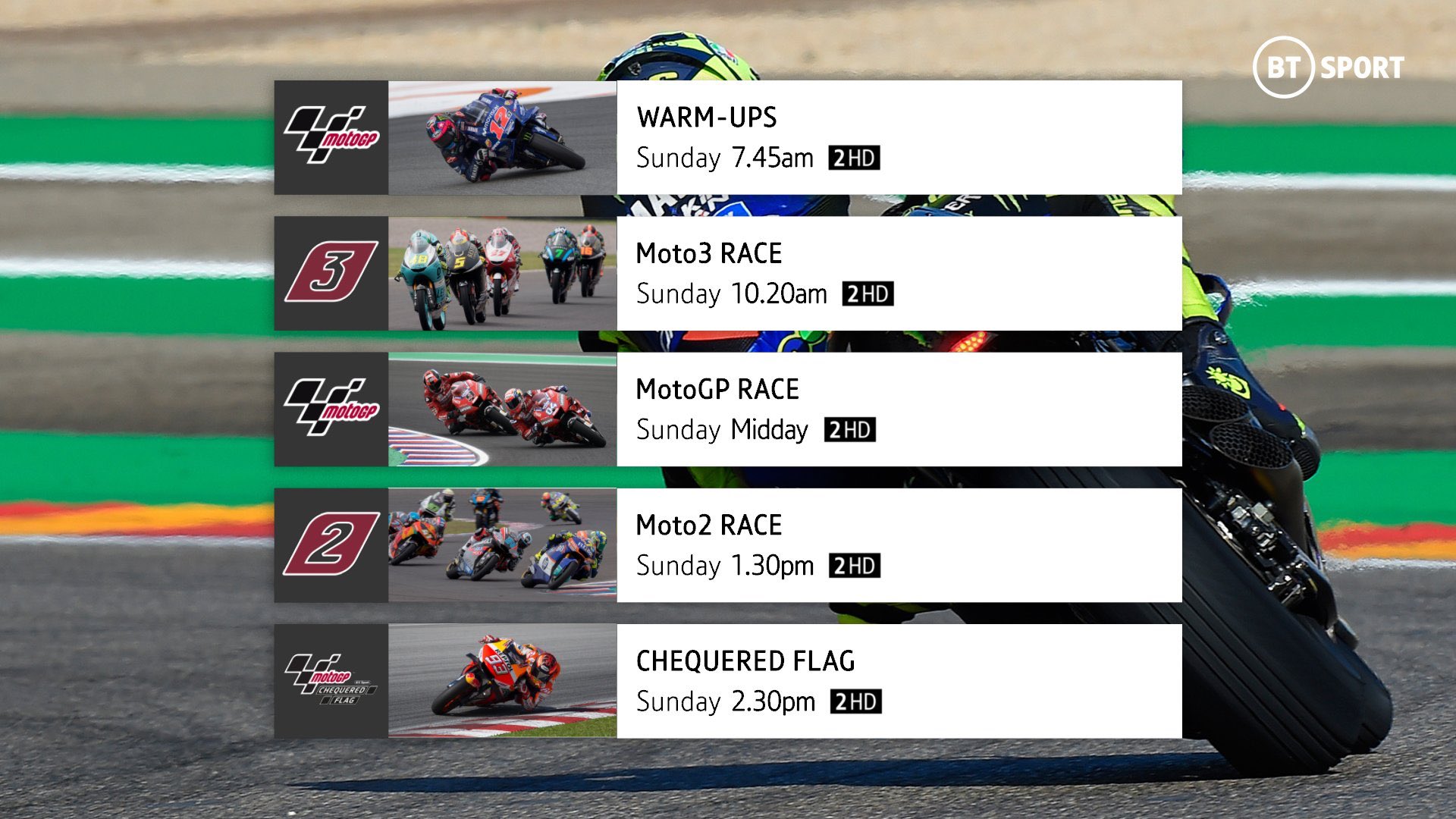 moto gp on bt sport