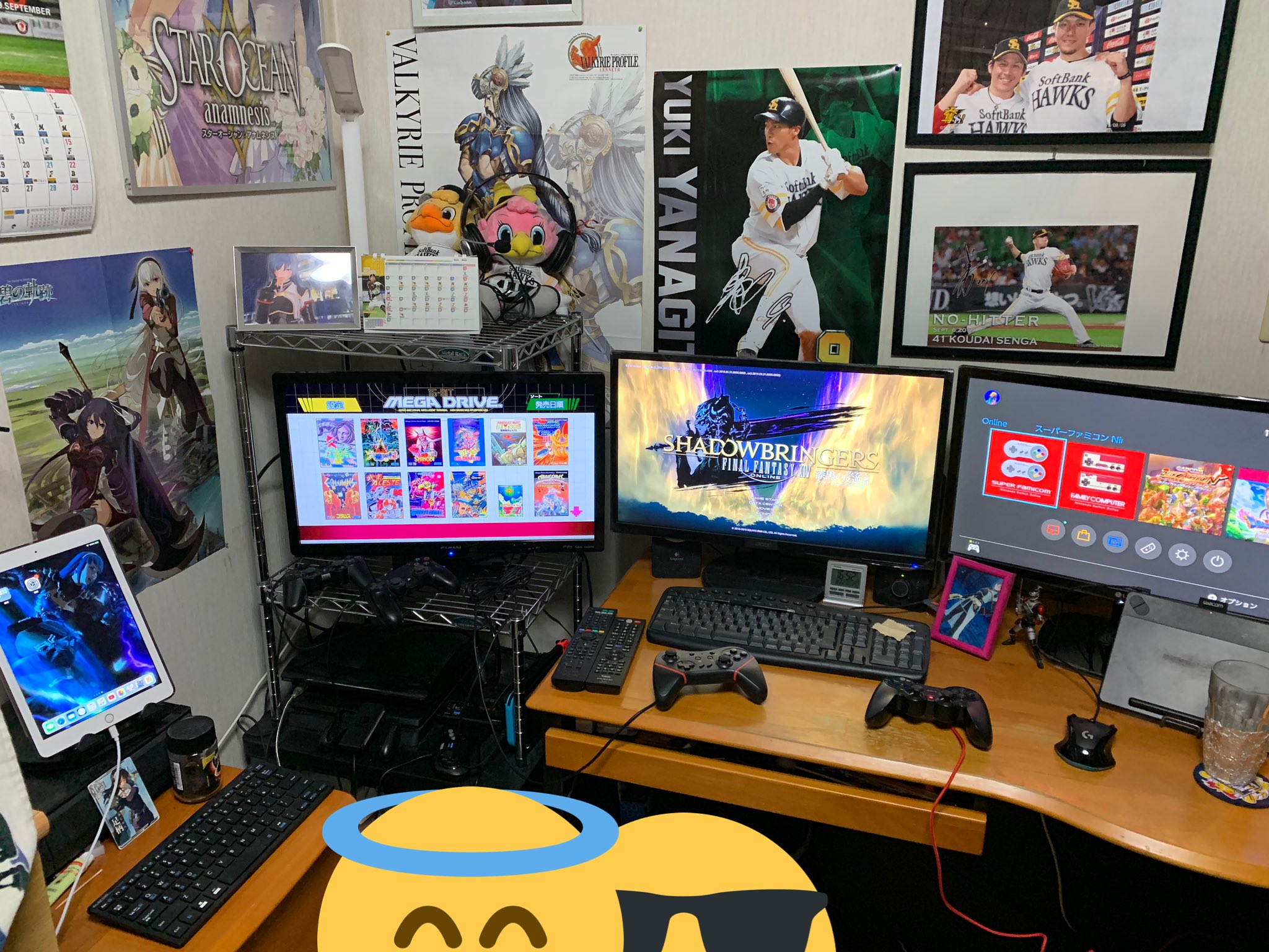 風鳴リョウマ ヒカセン兼ハンター 机周りのゲーム環境もだいぶ出来てきたw 今日買ったusbヘッドホン 未使用時はハニーちゃんのぬいぐるみに装着させたw ゲーム環境 お前らのpcデスク周り晒していけ T Co Tsxhdm3h2v Twitter