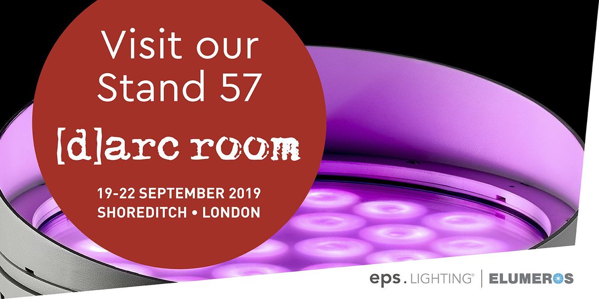 EPSLighting's tweet photo. It's the final day of @darc_room 2019. Don't miss out! visit us at stand 57 from 11am. Introducing high-powered, full colour #ColourCombat MP suitable for both #floodlighting & #wallwashing #ldf2109 #darcroom https://t.co/tTzs8K8dTa https://t.co/EdXZXQY8np