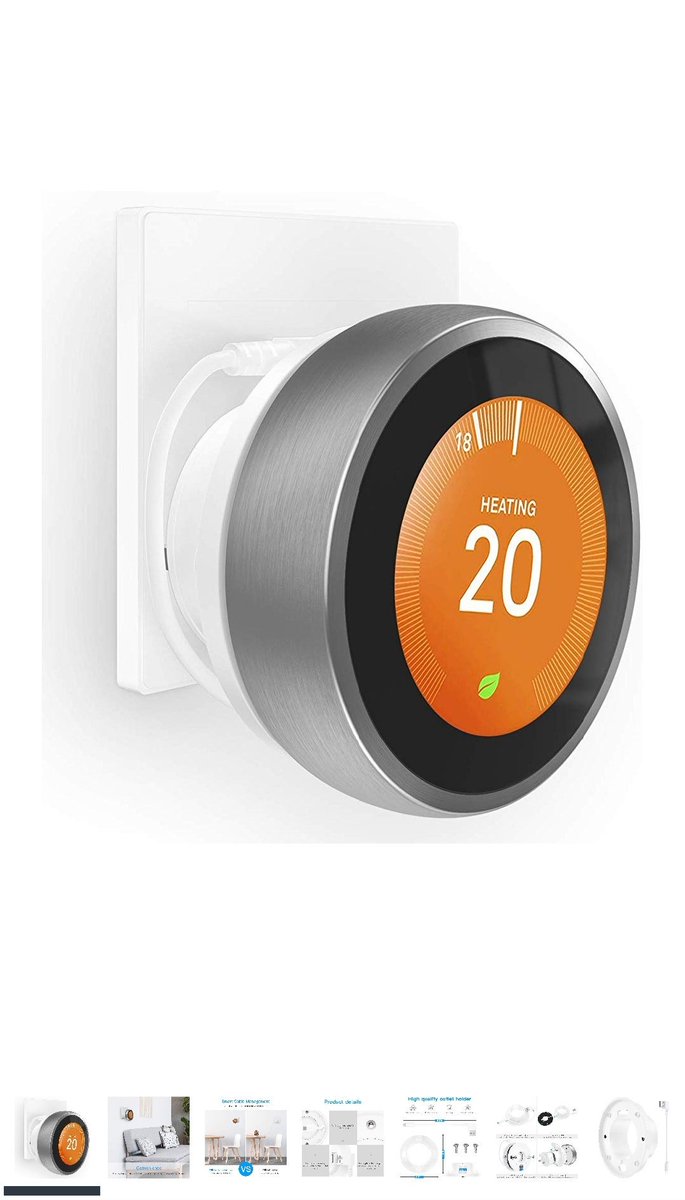 BenHankol's tweet image. Really wanted to purchase the #holaca Outlet Wall Mount for Nest Thermostat 3rd gen but it does not come with UK plug. Can you guys look to manufacturing some??