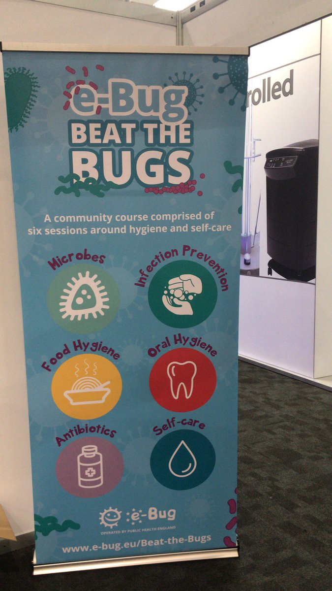 CatherineHayes5's tweet image. Setting up our stand at #IP2019 @IPS_Infection ready for the exhibition to start #ebug #TARGETantibiotics @eBug_UK @TARGETabx 🦠💊🧫