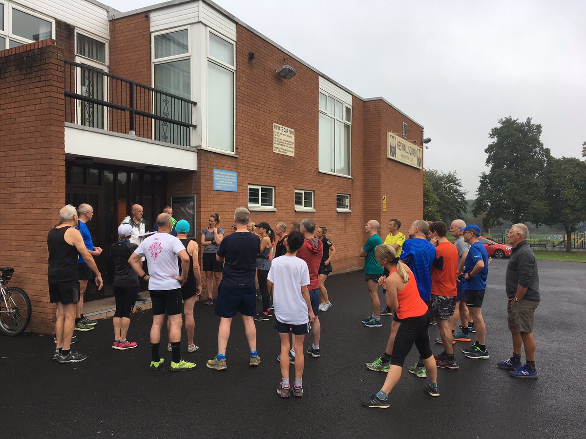 Run briefing ahead our our road season finale 10 mile outing!