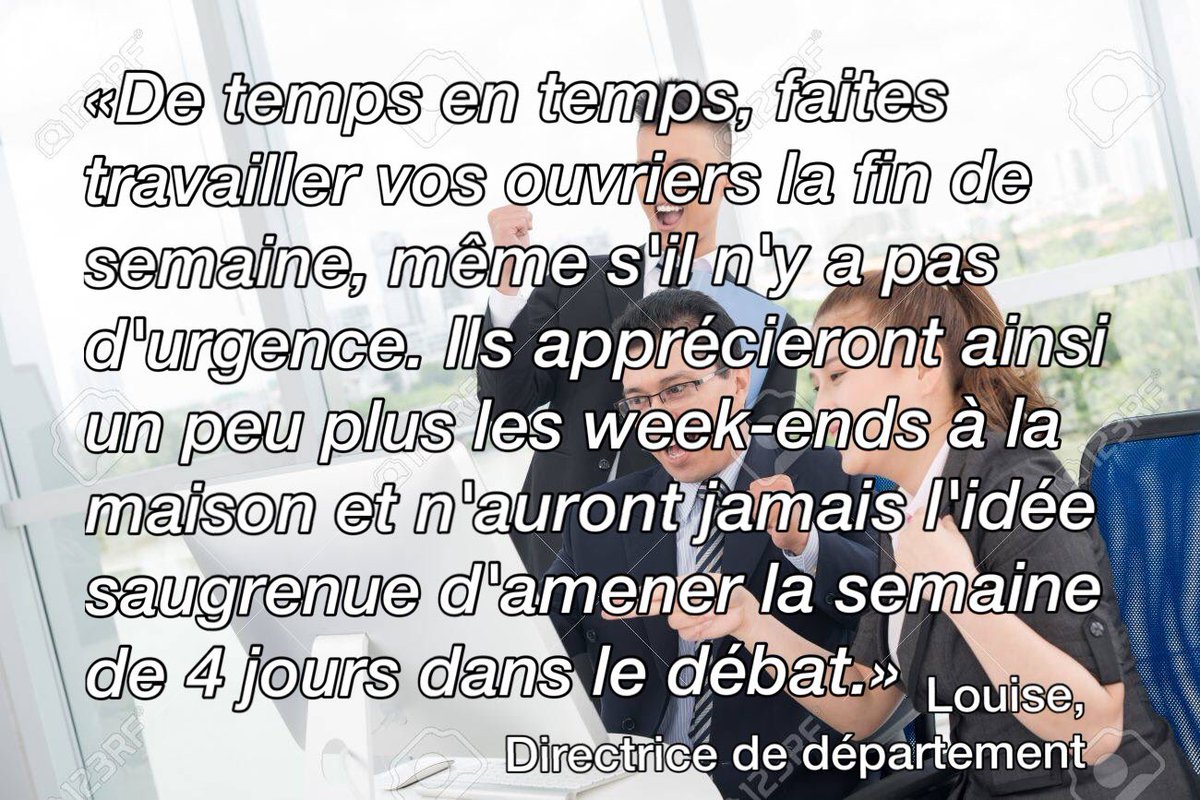 Dir_Louise's tweet photo. https://t.co/CNoMndk3pA 🛠 #weekend #milieudetravail #femmes #directrice #imprimerie #salariés #hommes #ouvrier #affaires #appreciation #equipe #ressourceshumaines #4jours #management #collaborateurs #adéquatement https://t.co/UfJ99Fg90W