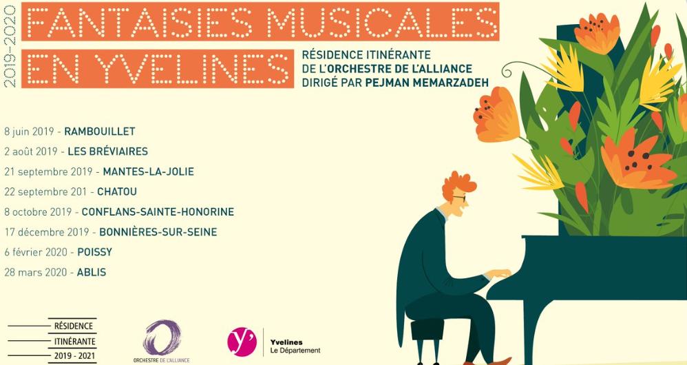 CONCERT ANNULÉ - #fantaisiesmusicales : compte tenu des fortes pluies prévues cette après-midi, le concert de <a href="/orch_alliance/">Orchestre Alliance</a> prévu à Chatou, est malheureusement annulé . D'autres concerts sont à venir : bit.ly/2mlOsMi