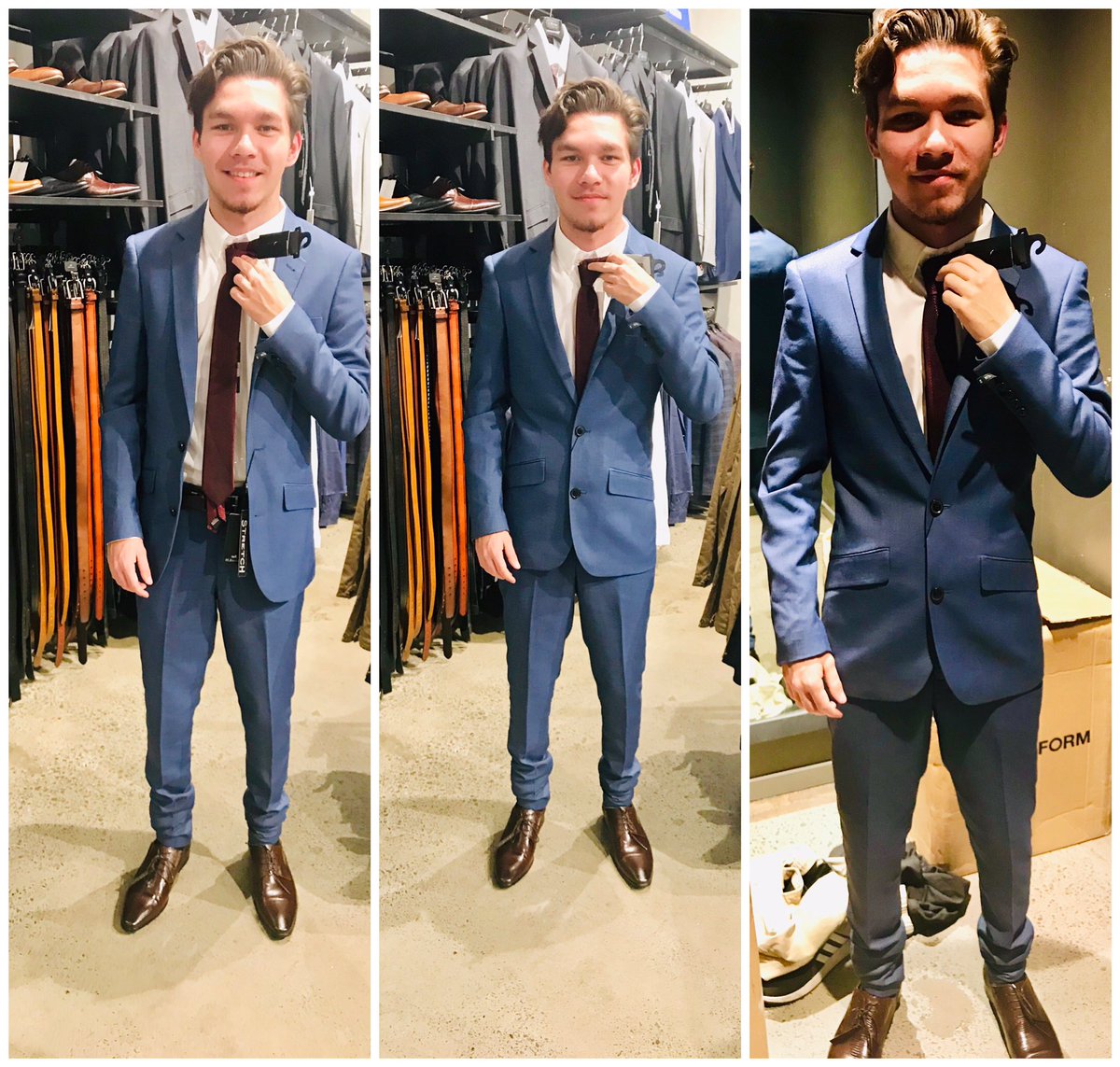 LisaM066's tweet photo. My baby boy suiting up for big sisters wedding in a couple of weeks.❤️#firstsuit #allgrownup https://t.co/bqeRaw7UaX