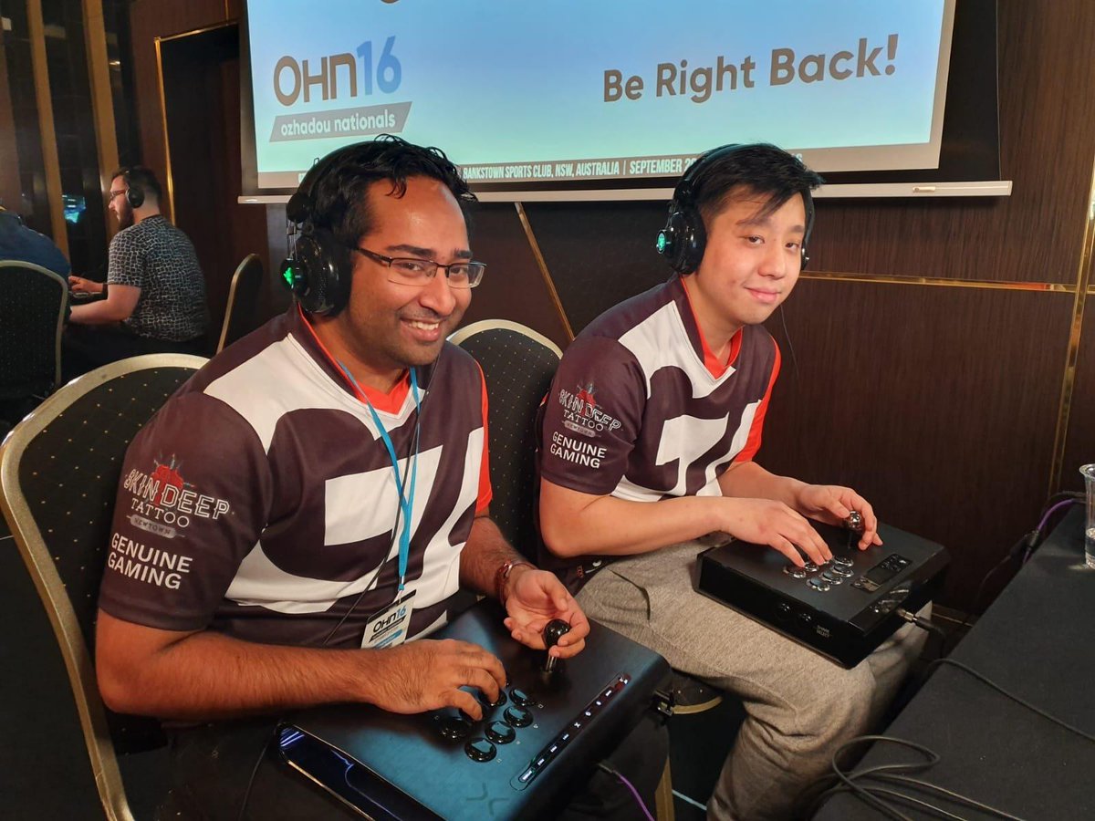 GenuineGamingAU's tweet photo. The #GGFGC #OHN16 wrap up!
#TEKKEN7
@Deeon_Grey - 2nd
@4LCH3M15T - 13th
#MK11
@Gilbagz - 2nd
#SFV
@RumoursAU - 1st
@bksama - 2nd
@xaverunsgdlk - 7th
#SAMSHO
@bksama - 4th
#ULTRASFIV
@xaverunsgdlk - 4th
#SSBU
@SriksSG - 5th
#BBTAG
@RumoursAU - 7th
#WEAREGENUINE https://t.co/lGoSG6FB75