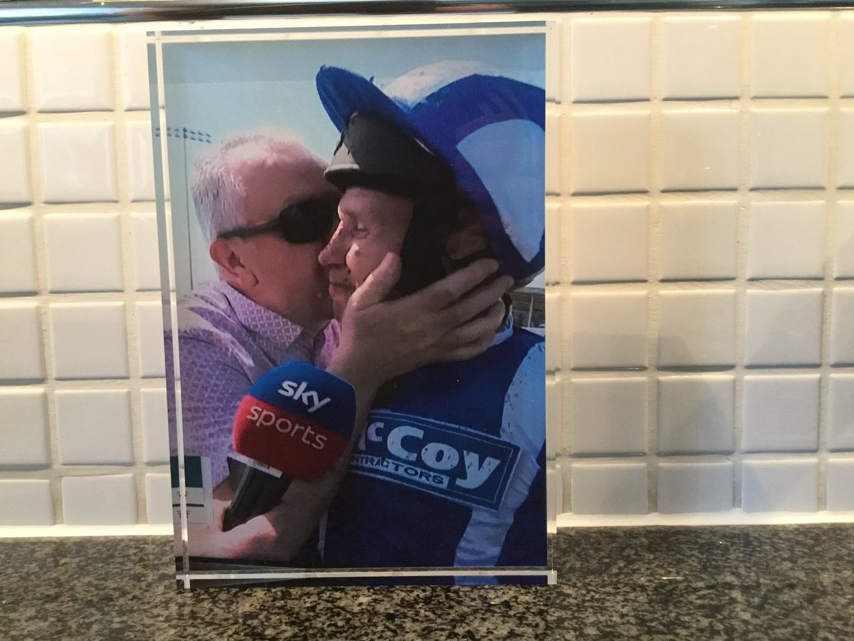 dave_jacques's tweet image. Great birthday present off the kids Dickie Johnson will remember riding this winner