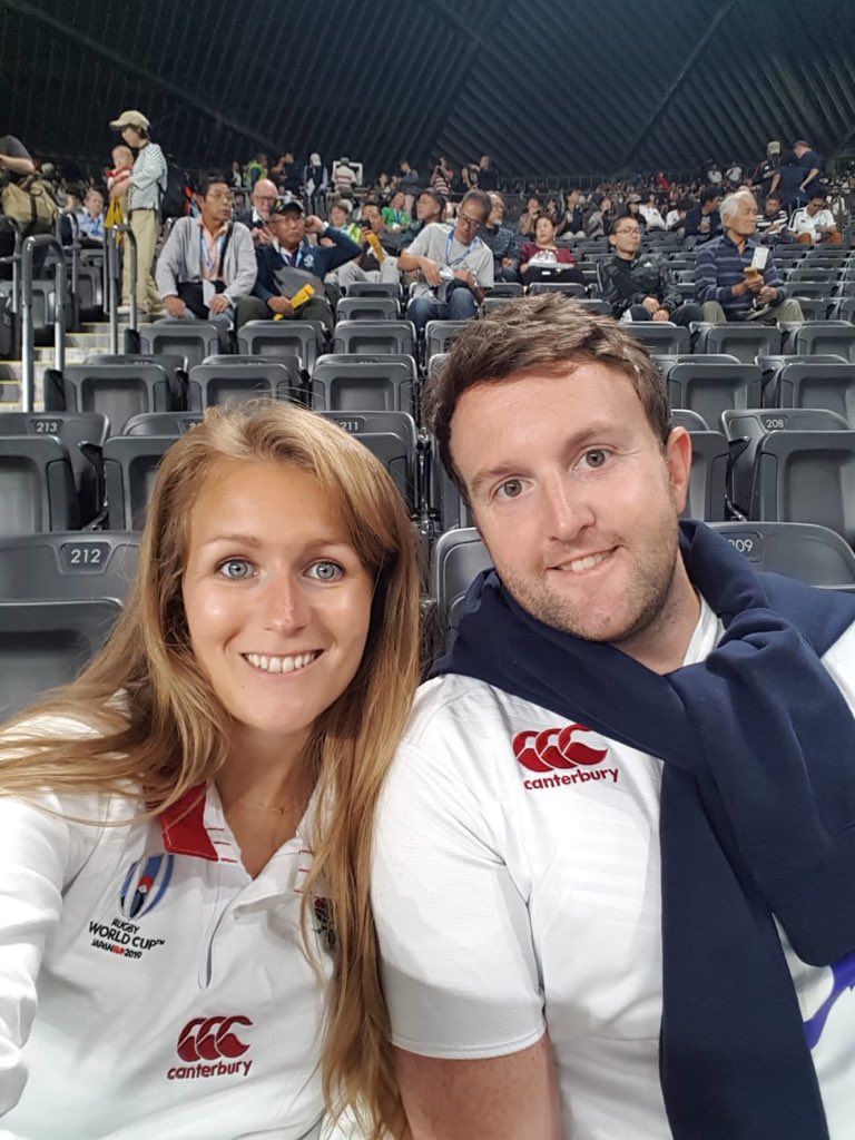 Harry_RS88's tweet photo. Great seats, come on England!! #RWC2019 #ENGvsTON #SapporoDome https://t.co/8BaYPCv6Qh