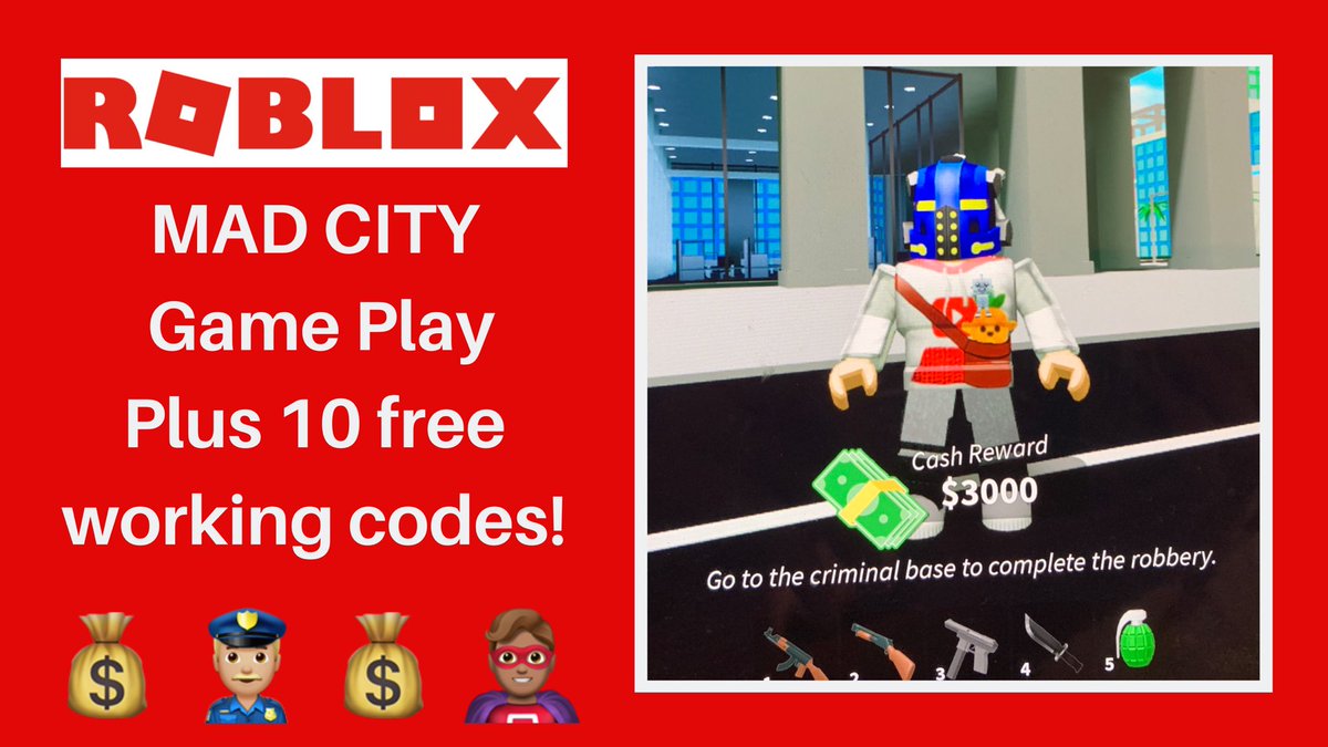 Youtube Codes For Roblox Mad City