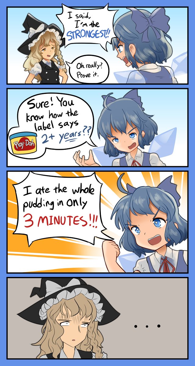 Cirno is the fucking strong #東方 #東方Project #チルノ #霧雨魔理沙 #Marisa #Cirno https://t.co/hjsEfy0cnY 