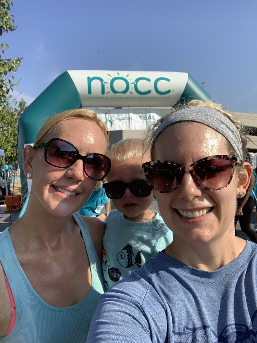 What a beautiful morning for the Annapolis Ovarian Cancer Research 5K #notallcancerispink