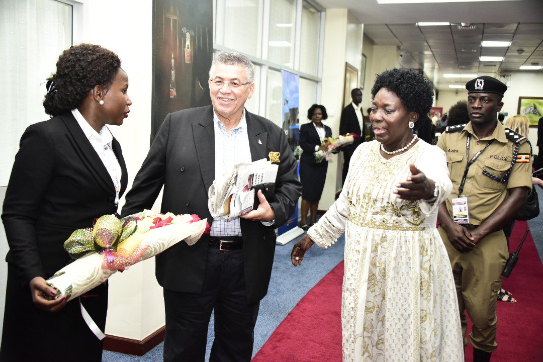 #Arrival: Hon McKeeva Bush, Speaker of the Legislative Assembly of Cayman Island, located in the Caribbean arrives for #64CPC2019