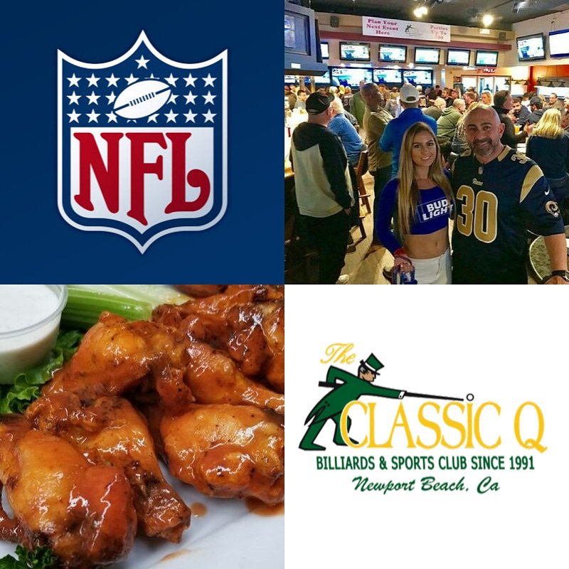 TheClassicQ's tweet photo. Rise and shine it's football time! With over 50 flat screen TVs, you can be sure your game will be on wherever you're sitting. Doors open at 9am!
#theclassicq #classicq #sportsbar #newportbeach #costamesa #irvine #orangecounty #ocfoodies #ocfoodie #billiards #billiards🎱 https://t.co/FO3O8VzLBo