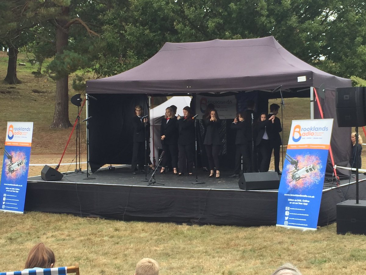There’s a certain spy feel as <a href="/ElmbridgeYT/">Elmbridge Youth Theatre</a> tread the <a href="/brooklandsradio/">Brooklands Radio</a> boards with a #007 themed performance for the final act of the day! #LovingSurrey at <a href="/Painshill/">Painshill</a> with the <a href="/ElmbridgeBC/">Elmbridge BC</a> #FoodFestival