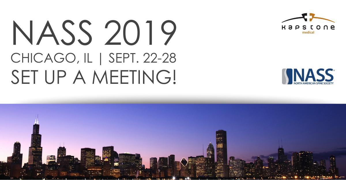 KapstoneMedical's tweet photo. NASS 2019 is just a few days away. You still have time to set up a meeting with us to discuss your next product development project! https://t.co/oFaSQMLAZ8 @NASSspine #medicaldevices #innovation #productdevelopment  #NASS2019 https://t.co/isUYJc8A4W