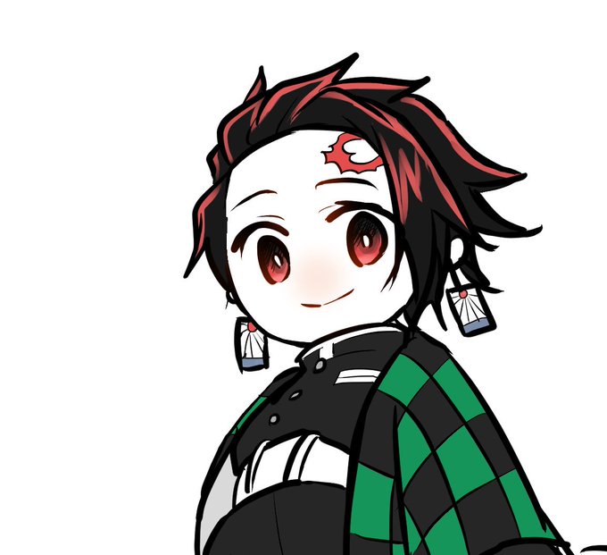 みい子さんがTwitterに投稿した竈門炭治郎(鬼滅の刃)のイラスト。