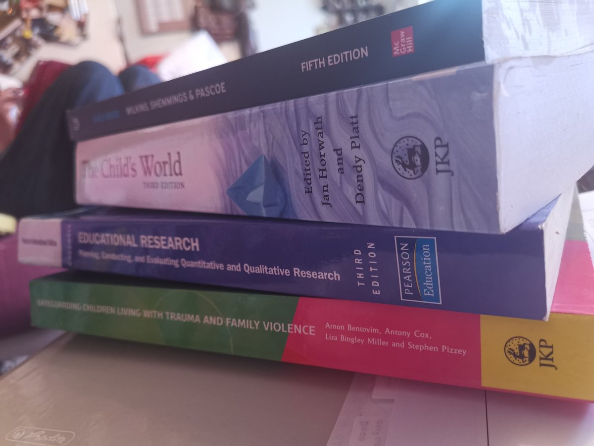 edu_tate's tweet image. #Safeguarding #MAstudy books out time. #NeverTooOldToLearn