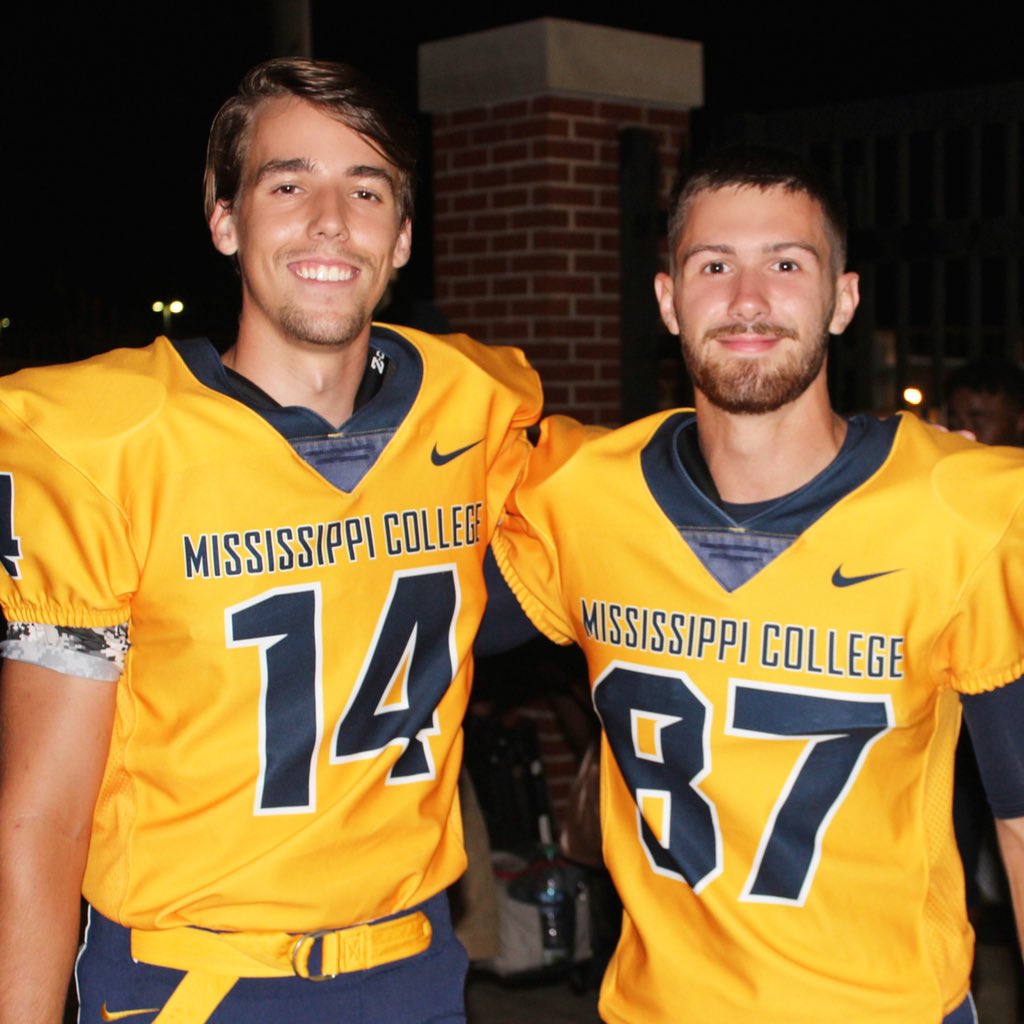 Football brotherhood. Blessed to have good people in my #14’s circle. #mississippicollege #football #wewill #blessed #christianvalues #kickerpunter #longsnapper #team #choctawnation