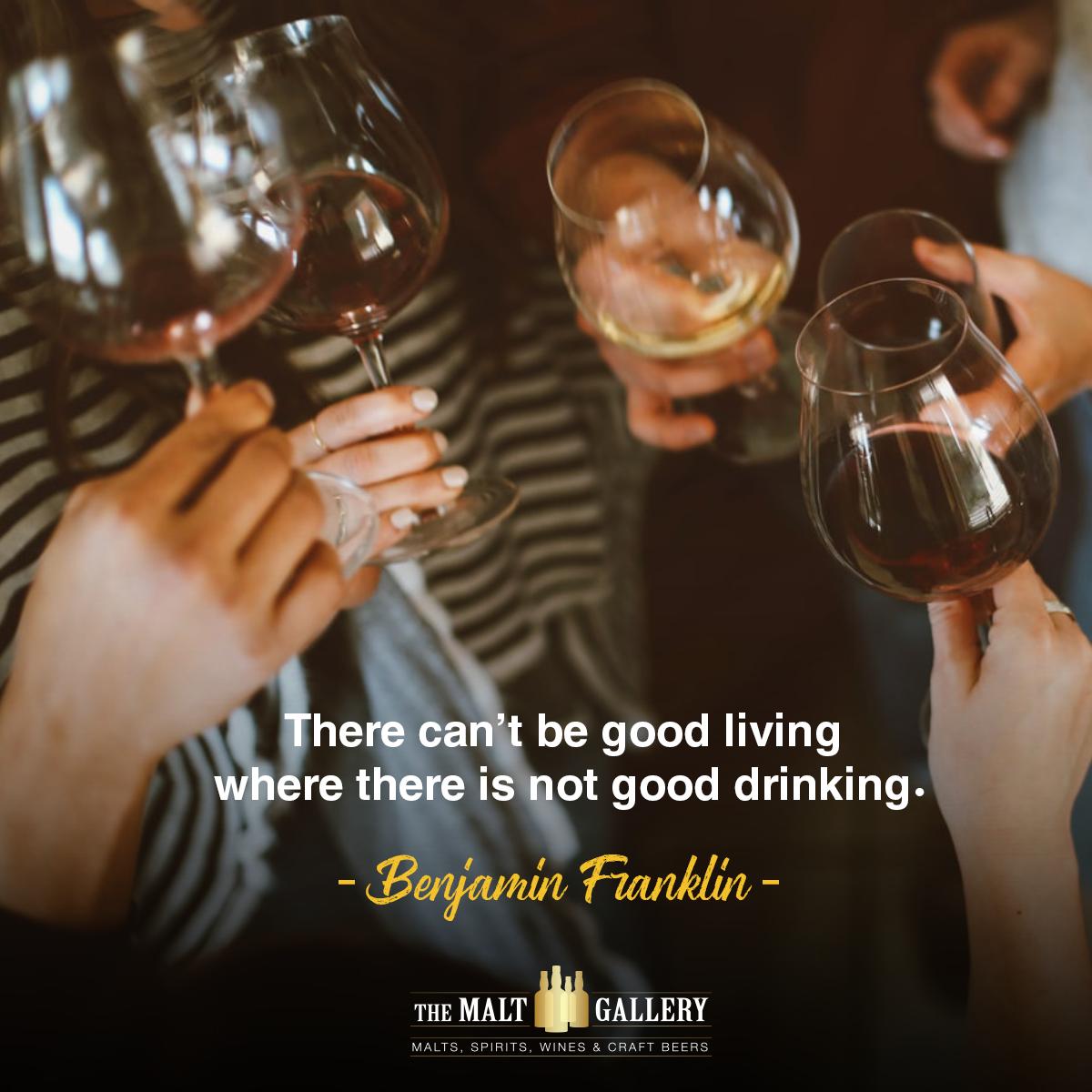 Here’s to good living!

#TheMaltGallery #Wine #WineLovers
