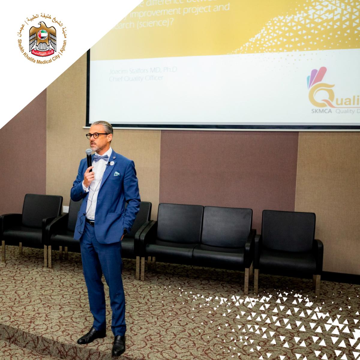 SKMCAUAE's tweet photo. Today’s topic was about Roles and Purpose of research at SKMCA, as well as a lecture on the topic: Research and Quality improvements.

#Research_Week #SKMCA https://t.co/GfRwcylOBF