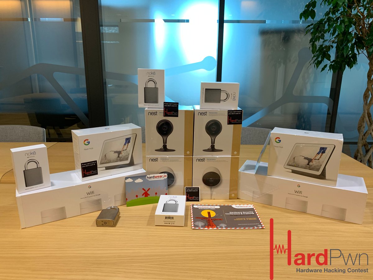 hardwear_io's tweet image. Devices arrived for the HardPwn!
Are you ready to #HackFearlessly?
More info &amp;amp; sign up form ➡️ hardwear.io/netherlands-20…

On the way: @MyMiniBrew, @ByosTech 
#hardwear_io #hardpwn #hw_io

cc: @googlenest @cory_scott @rfidiot @colinoflynn @thingmakerQ @aseemjakhar @horac341