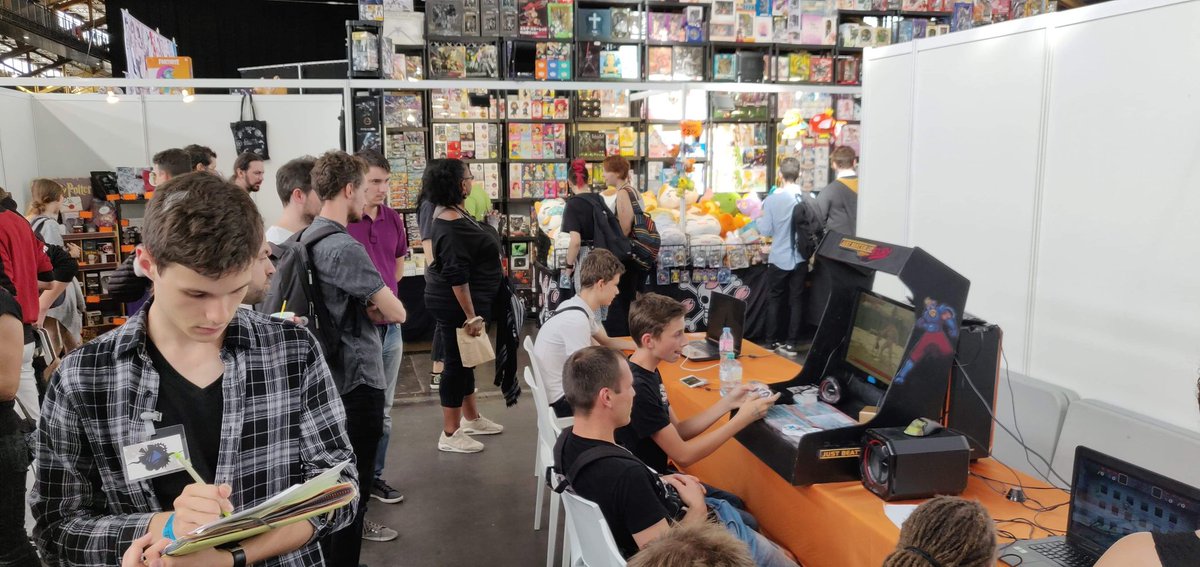 lyongamedev's tweet photo. Dernier jour au @TGSevenements 🙌
Découvrez les jeux indépendants lyonnais sur le stand 146, ou revenez pour battre votre propre score 🤓
On vous attend ! #TGSLyon #TGS2019 #indievideogame #gamedev #jeuvideo https://t.co/vCeyYy5E69