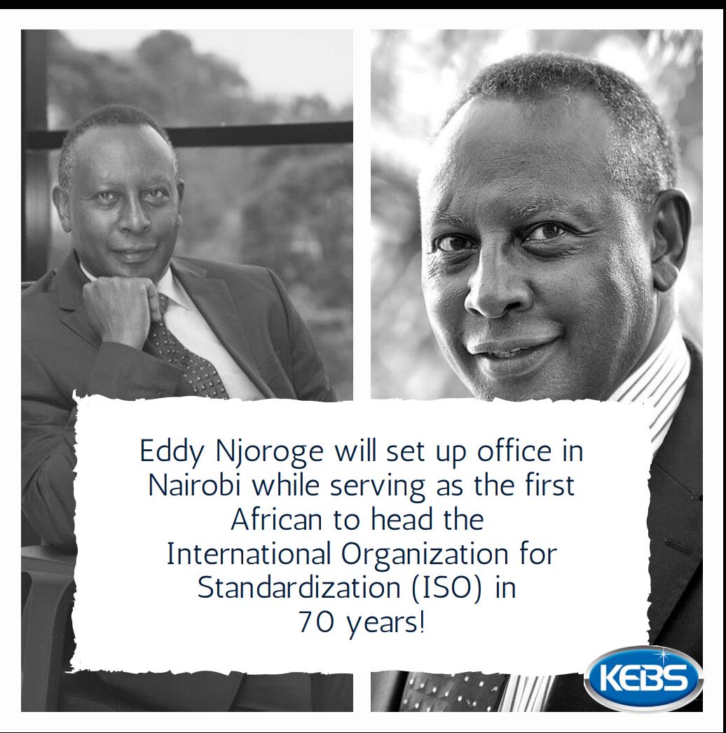 Ex Kengen Ceo Eddy Njoroge Elected First African Iso President Citizentv Co Ke