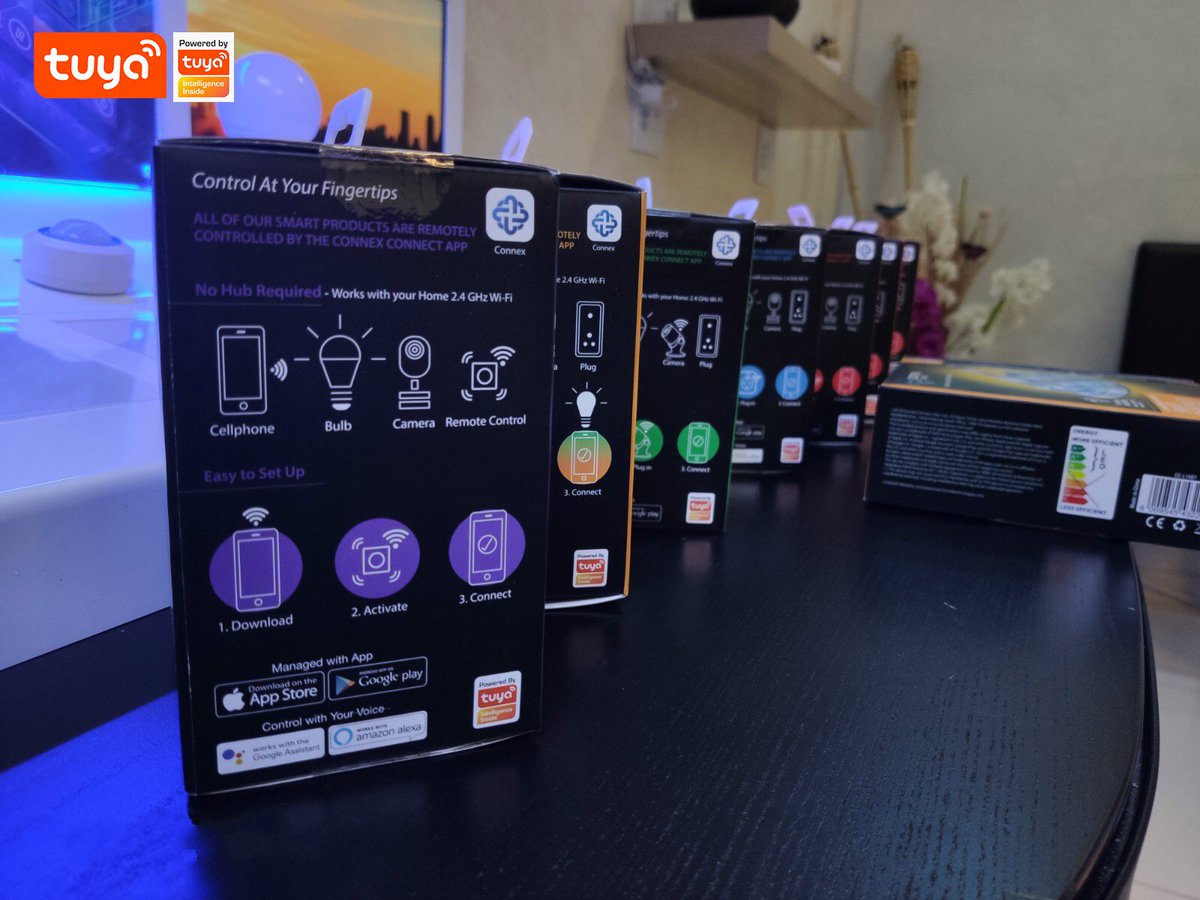 tuyasmart's tweet photo. Tuya and SMD Technologies collaborate to power Smart Home Products on the “Connex Connect” App. 

Follow: @tuyasmart @SMDTechnologies 

#PoweredByTuya #AIoT #IoT #smartdevices #smarthomes https://t.co/YszvJcBHbH