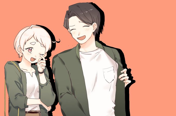 これは服の色がド被りしてしまってペアルックみたいになったいちはつ 