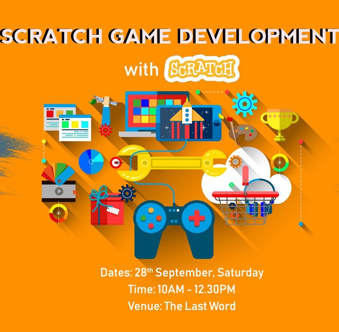 bigbytespk's tweet image. Quit playing games and start making them. Join us in this session and start programming in a fun way using Scratch. 

Session Details:
Age Group: 7-12-year-olds
Duration: 2 hours
Fee: PKR 2000/child

#bigbytes #scratch #game #gamedevelopment #stem #making #learning #fun #lahore