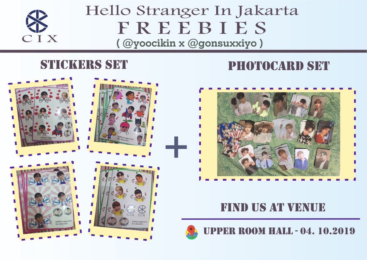 preciouscix's tweet photo. [HELP RT] 
CIX SHOWCASE &amp; FANSIGN EVENT “HELLO STRANGER” IN JAKARTA FREEBIES BY @yoocikin &amp; @gonsuxxiyo
CHECK RULES AT PICTURE BELOW https://t.co/7NFNDUi1y6