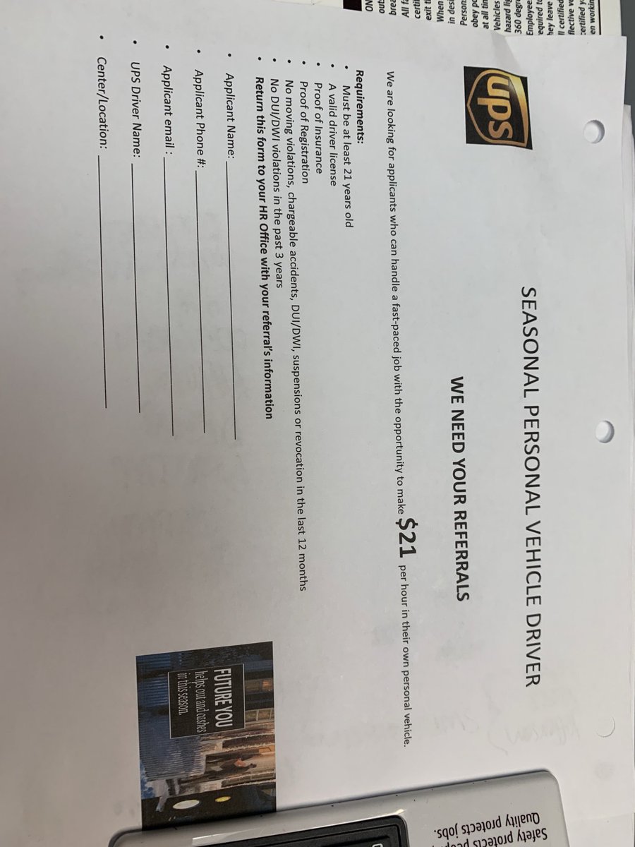AmberPiccirilli's tweet photo. Need a part time job this winter?? UPS is hiring. https://t.co/zxdRpa46kz