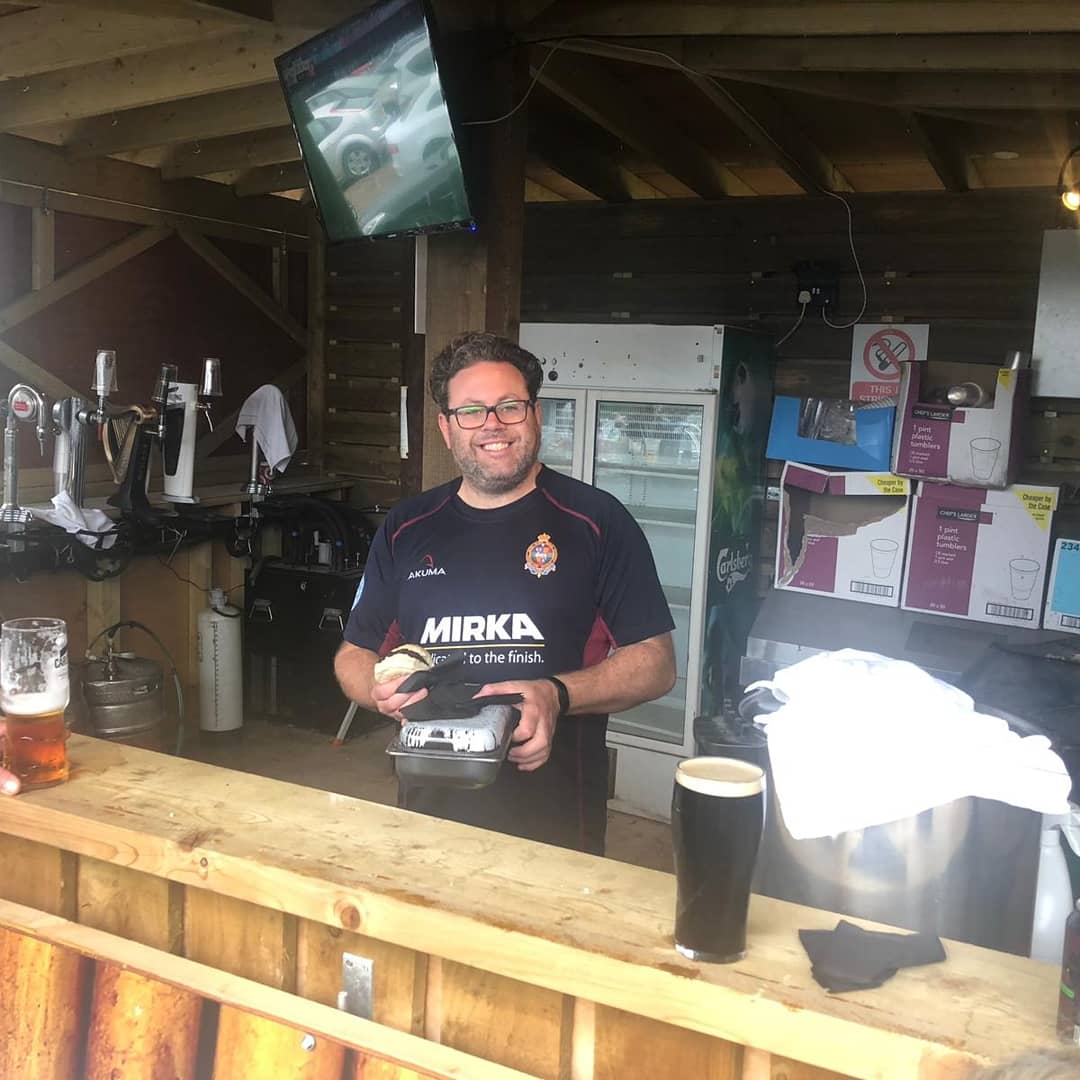 CampHillRugby's tweet photo. The #TikkiBar doing some brisk business this Morning ! - post #ENGvsTon it's The Colts vs @DKRugbyClub at 2pm #WearTheRose #ForzaCamps https://t.co/jP2muPQoaP