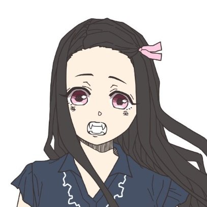 澪枯(ミオコ)さんがTwitterに投稿した竈門禰豆子(鬼滅の刃)のイラスト。