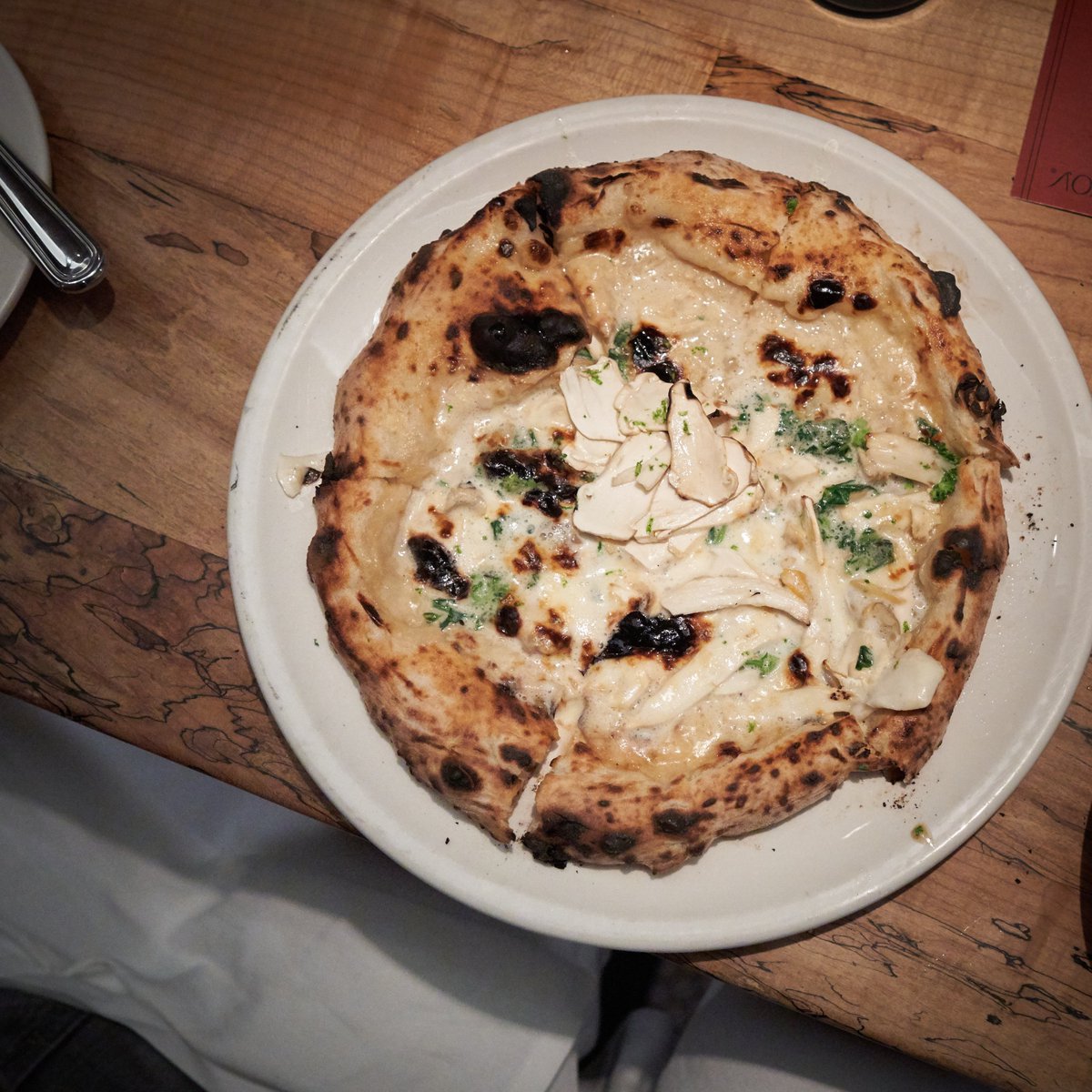 Pizza Savoy (at Pasquale Jones), New York City - Clam &amp; Matsutake. Incredible