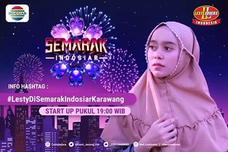Jangan lupaa malam inii, setelah sekian lama tidak hadirr.. #LestyDiSemarakIndosiarKarawang