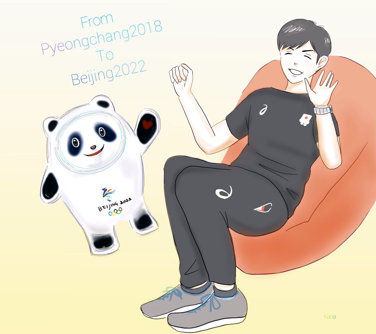 t6_kana's tweet photo. Bing Dwen Dwen & Yusuke MorozumiπΌπΌπ₯
#CurlingFanArt #curling #twopandas https://t.co/jkT2NZ5XxF