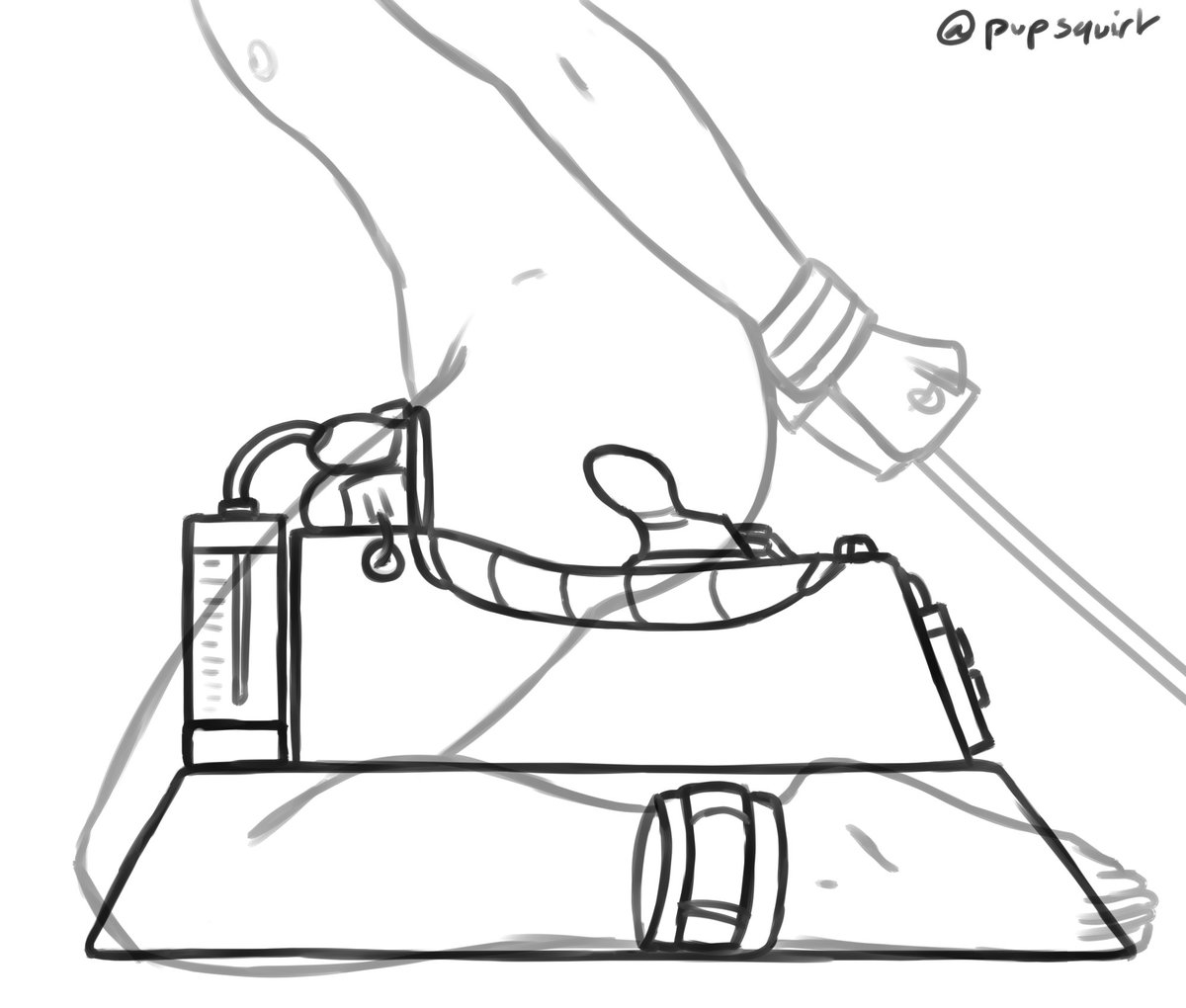 PupSquirt's tweet photo. Quick lil milking bench for your afternoon🥛 https://t.co/o8YlE3yAK0