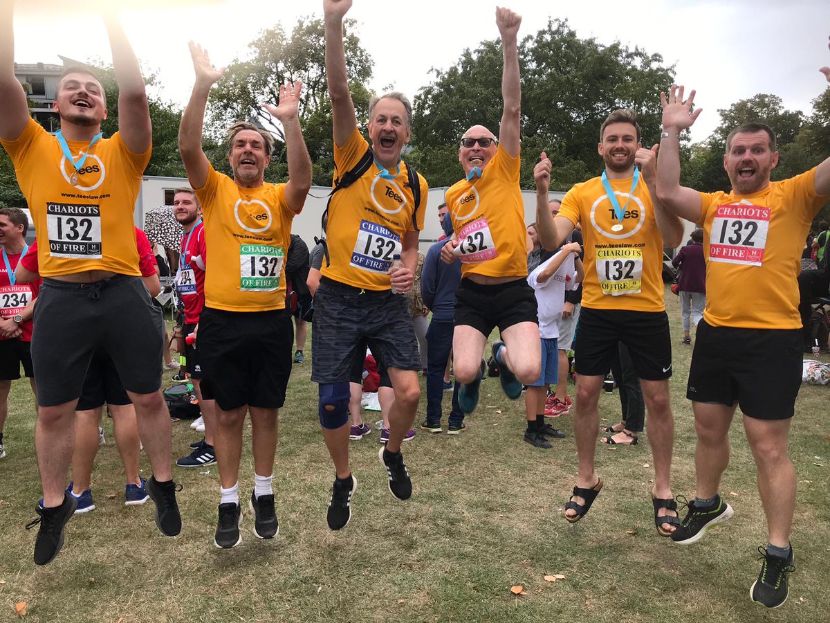 Tees_Law's tweet photo. Huge congratulations to Team Tees for winning the @chariots_fire women's race 2019 - and a shout-out to the Tees boys too. Well done everyone! https://t.co/3JKNMaY1Om