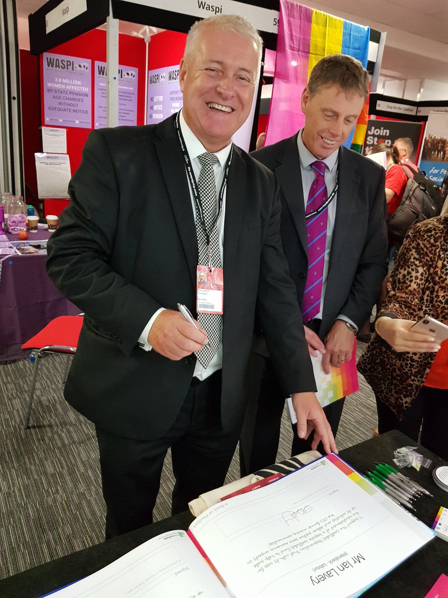 CoalfieldsRegen's tweet photo. Thank you @IanLaveryMP for pledging your support to the reinstatement of government funding towards #coalfields regeneration.
#Stand66 #Lab19 #LabourConference2019 https://t.co/JrgE2R3204