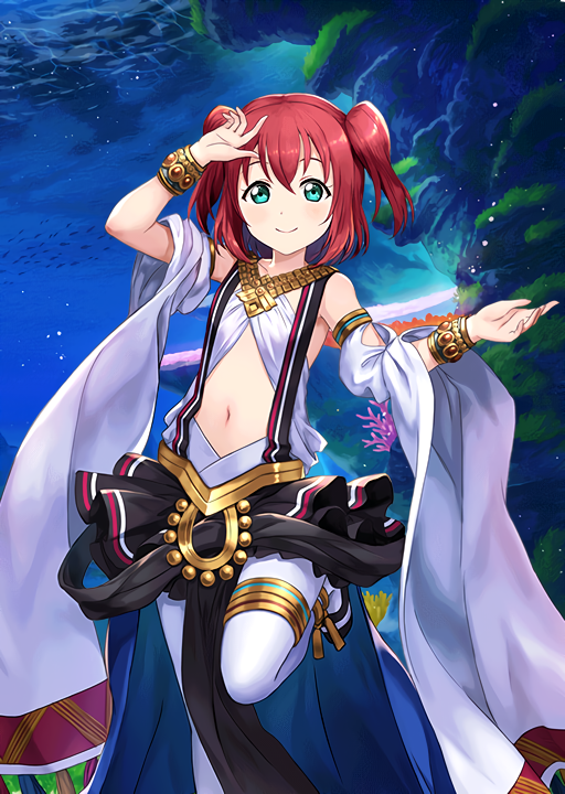 LLSIF_picture's tweet photo. 2173 SSR黒澤ルビィ【太陽さんへお祈り】S△ Shadowverseコラボ https://t.co/hbgawcAQGi